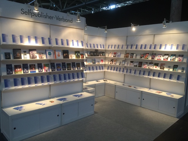 Der Stand des Selpublisher-Verbandes auf der Leipziger Buchmesse 2016